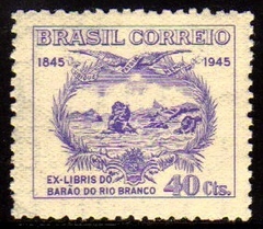 Brasil C 0197 Ex-Libris Barão do Rio Branco 1945 NNN