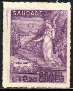 Brasil C 0198B Vitória Papel Tramado Opaco 1945 N