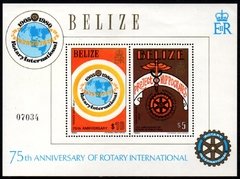 20055 Belize Bloco 22/23 + selo 512/18 Rotary NNN - comprar online
