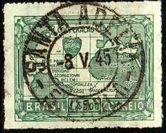 Brasil C 0202 Vitória Carimbo Santa Adélia 1945 U