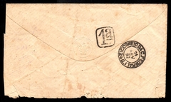 20210 Brasil Envelope Tintureiro Circulado de Taubaté p/ RJ 1892 - comprar online
