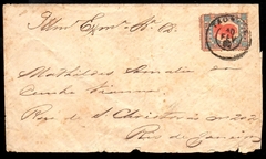 20210 Brasil Envelope Tintureiro Circulado de Taubaté p/ RJ 1892