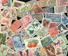 20479 Madagascar Pacote com 50 selos diferentes - Linda Escolha!
