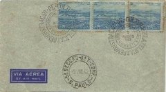 17072 Brasil Envelope Demostração Filatélica Carimbo Alusivo