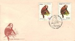 17267 Peru Envelope Fdc Macaco Fauna Protegida 1974