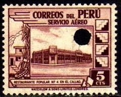 06010 Peru Aéreo 49 Restaurante Popular Prova N