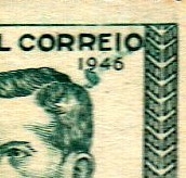 Brasil C 0225 General Gomes Variedade Mancha em 1946 N - comprar online
