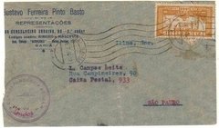 17308 Carta Circulada Via Condor Ba Sp Franquia Isolada 1934