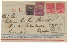 17285 Carta Circulada Via Aeropostale Rj Para Recife 1929