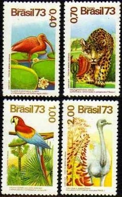 Brasil C 0825/28 Flora E Fauna 1973 NNN