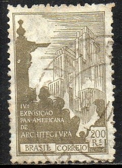 Brasil 0025A Arquitetura Variedade Ponto Branca na Estatua 1930 U