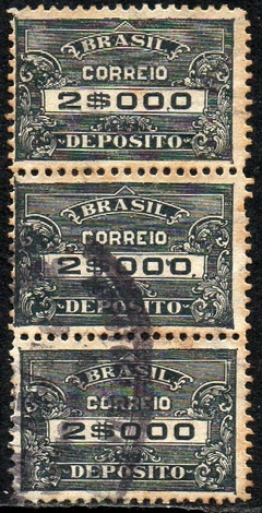 Brasil Depósito D 030 Numeral Trinca U