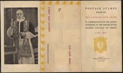 18260 Vaticano FDC Folder Selado 1945