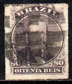 Brasil Império 33 D. Pedro II Perce U (a)