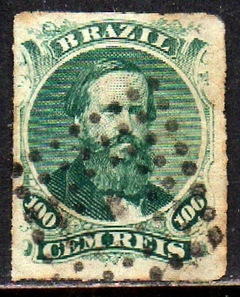 Brasil Império 34 D. Pedro II Perce Tipo 1 U