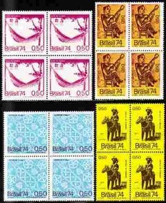 Brasil C 0859/62 Cultura Popular Quadra 1974 NNN