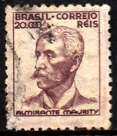 Brasil 368 Almirante Maurity Netinha Filigrana P Vertical Papel Fino U