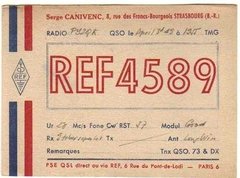 17641 Frana Paris CartÆo De R dio Amador Ref4589