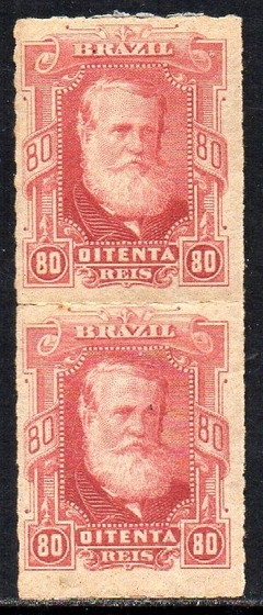 Brasil Império 40 D. Pedro II Perce Par N