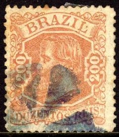 Brasil Império 56 D. Pedro Cabeça Grande U