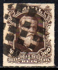 Brasil Império 43 D. Pedro II Perce Barba Branca U