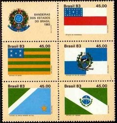 Brasil C 1363/67 Bandeiras Dos Estados 1983 Nnn