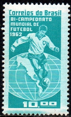 Brasil C 0483 Bicampeonato Mundial de Futebol 1963 NNN