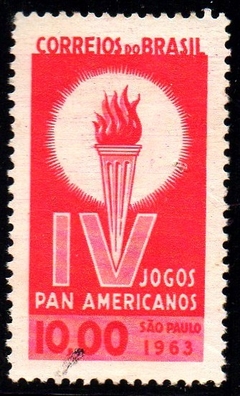 Brasil C 0489 Jogos Panamericanos 1963 U (b)