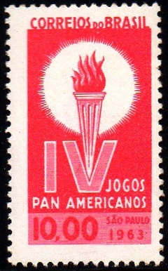Brasil C 0489 Jogos Panamericanos 1963 NNN