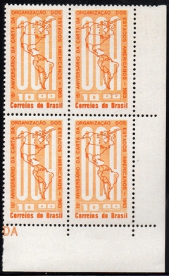 Brasil C 0490 Carta da OEA Quadra 1963 NNN (d)