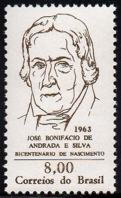 Brasil C 0491 José Bonifácio 1963 NNN