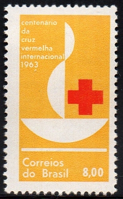 Brasil C 0493 Cruz Vermelha 1963 NNN