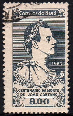 Brasil C 0494 João Caetano Ator 1963 U (a)