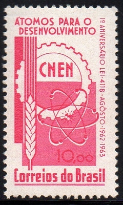 Brasil C 0495 Átomos Para o Desenvolvimento 1963 NNN