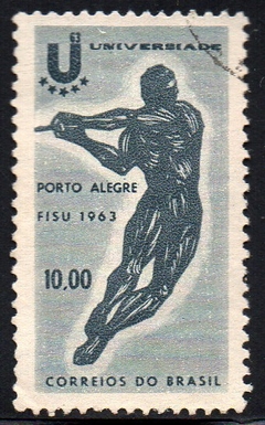 Brasil C 0496 Jogos Universitários 1963 U
