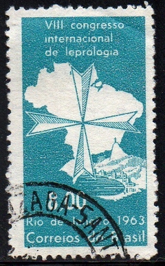 Brasil C 0498 Congresso sobre Hanseníase 1963 U (b)