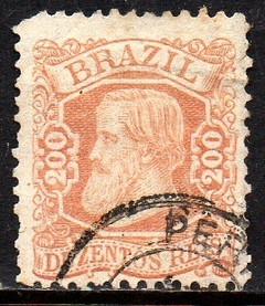 Brasil Império 50 D. Pedro II Cabeça Pequena U