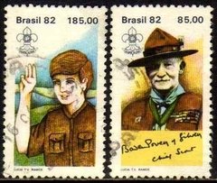 Brasil C 1272/73 Escotismo Baden Powell 1982 U