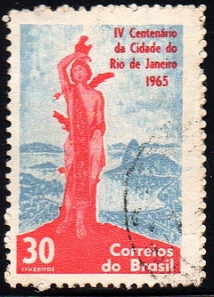 Brasil C 0522 São Sebastião Rio de Janeiro 1965 U (a)