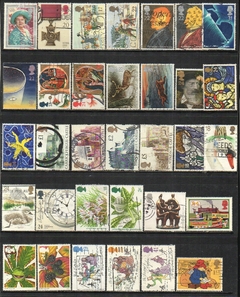 05241 Inglaterra 110 selos Modernos anos 90/2000 U na internet