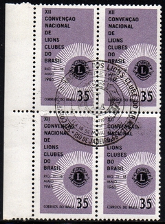 Brasil C 0527 Lions Club Quadra com CBC 1965 U (b)