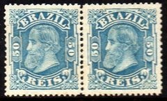 Brasil Império 53 D. Pedro II Cabeça Grande Par N
