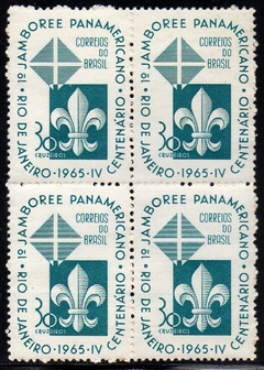 Brasil C 0533 Escotismo Quadra 1965 NNN
