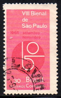 Brasil C 0537 Bienal de São Paulo 1965 U (a)