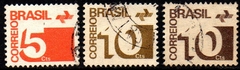 Brasil 538/39 + 539a Cifras U (a)