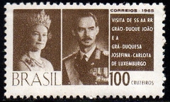 Brasil C 0539 Grão Duque e Grã-Duquesa de Luxemburgo 1965 NNN