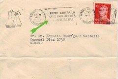 06582 Argentina Envelope Carimbo Tema Medicina Leucemia