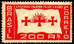 Brasil C 0058C Colombo Variedade Bandeira sem corda 1933 NN