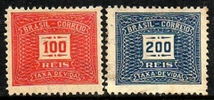 Brasil Taxas X-59/60 Cifra NN (b)