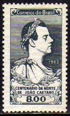 Brasil 494 Y Marmorizado Ator JoÆo Caetano Nn